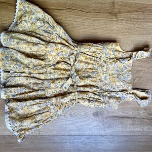 Catherine Malandrino Yellow Floral Dress Size 5T